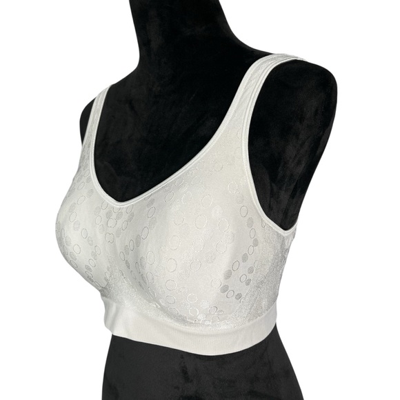 Bali Gray Wireless Bra Comfort Revolution Comfort Flex Seamless Full Coverage - Picture 1 of 10